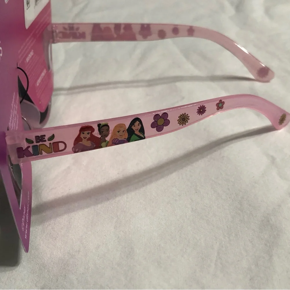 Disney Princess Pink Glitter Be Kind Sunglasses.3+
